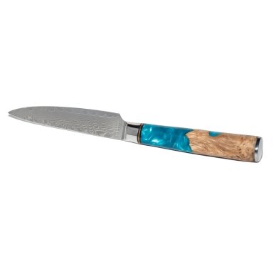 5' Petty knife 'Blue Ice' Round