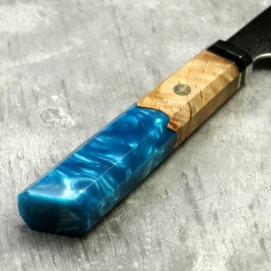 8' Kiritsuke peilis "Blue Ice" 4